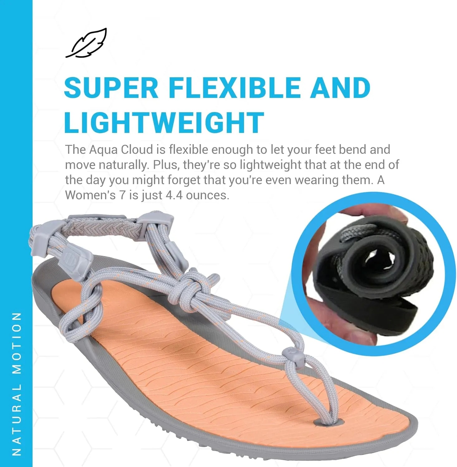 Xero Shoes Women's Aqua Cloud Barefoot Water Sandal