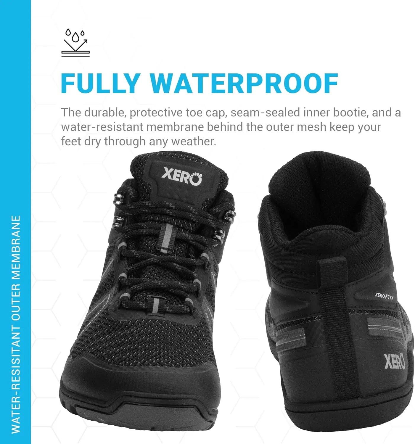 Xero Shoes Women's Xcursion Zero Drop Waterproof Hiking Boot