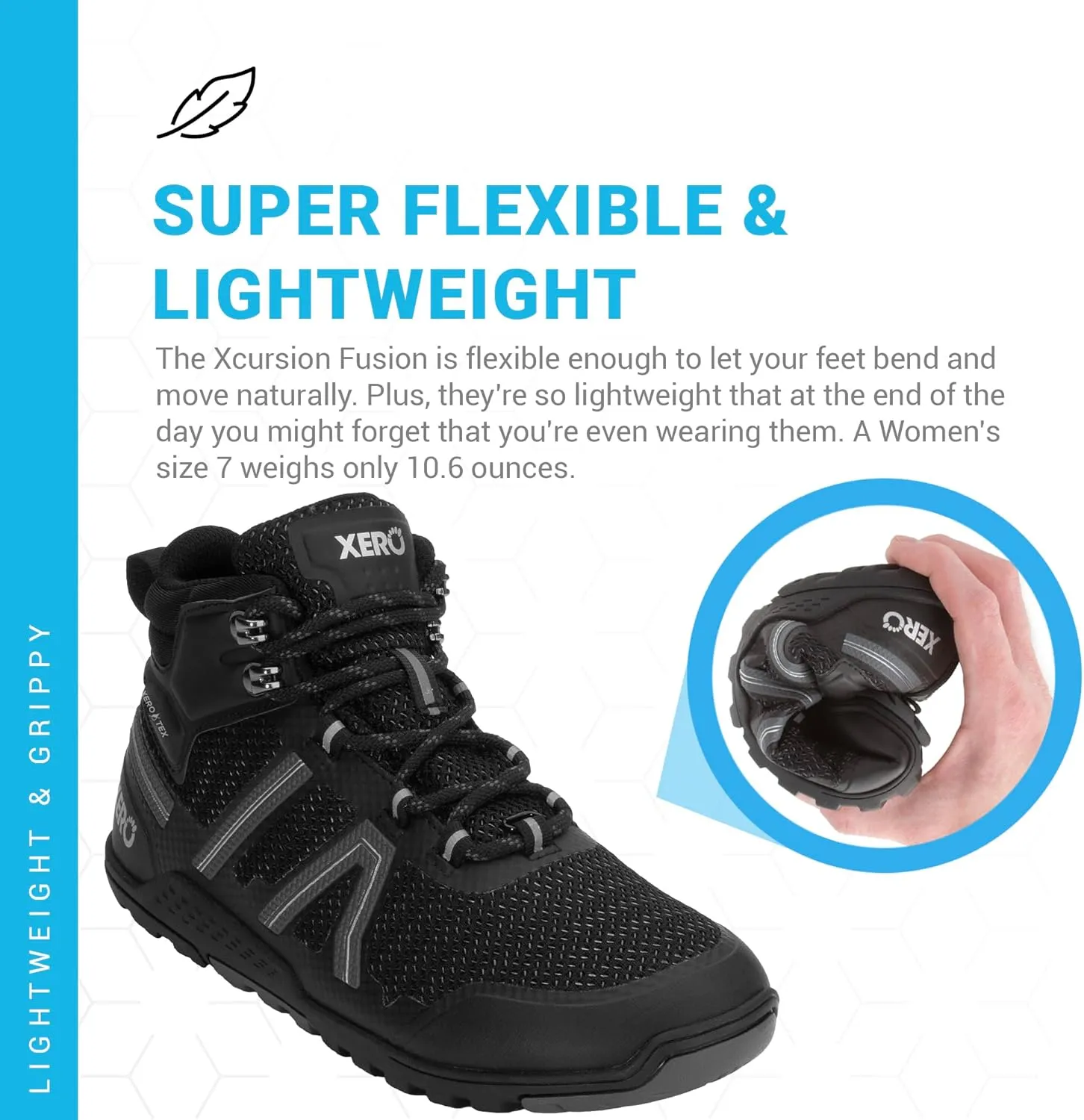 Xero Shoes Women's Xcursion Zero Drop Waterproof Hiking Boot