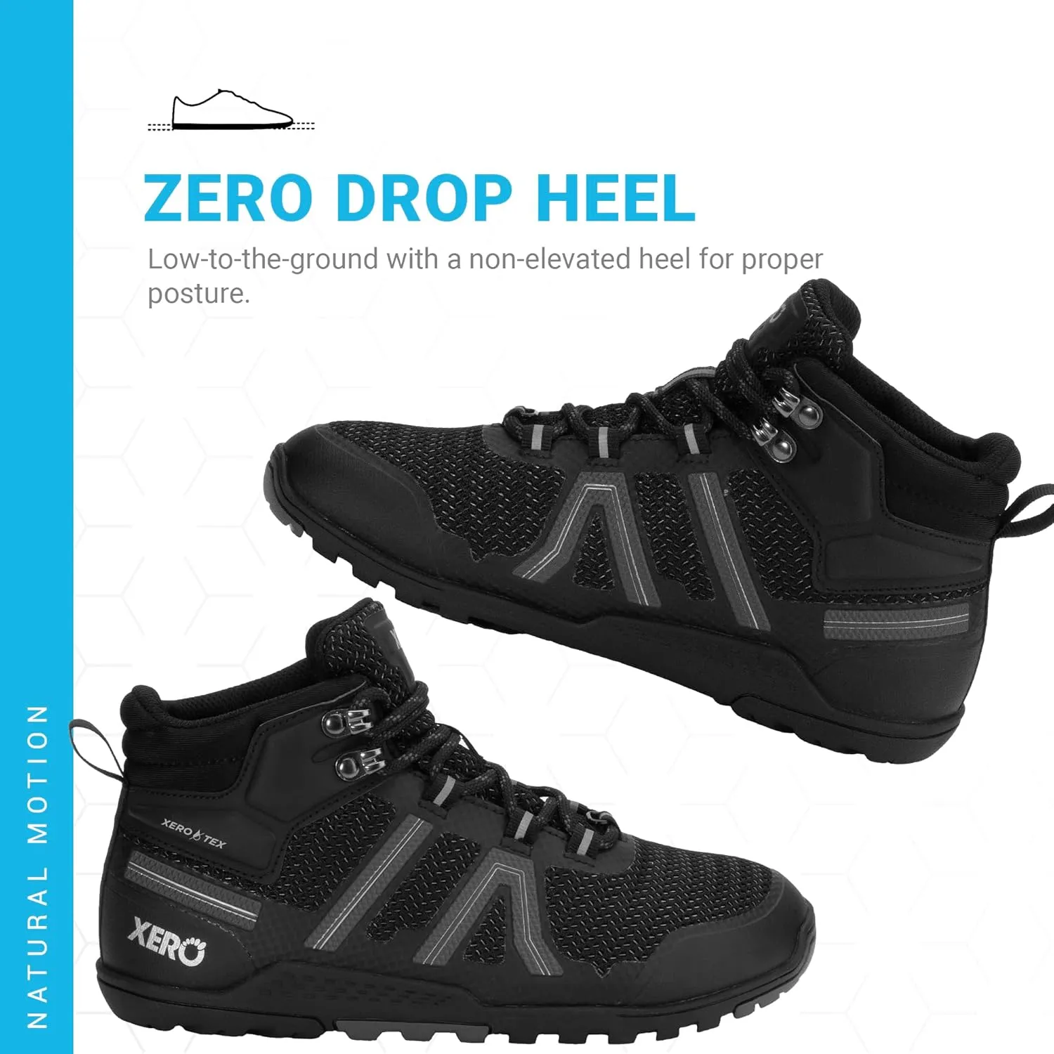 Xero Shoes Women's Xcursion Zero Drop Waterproof Hiking Boot