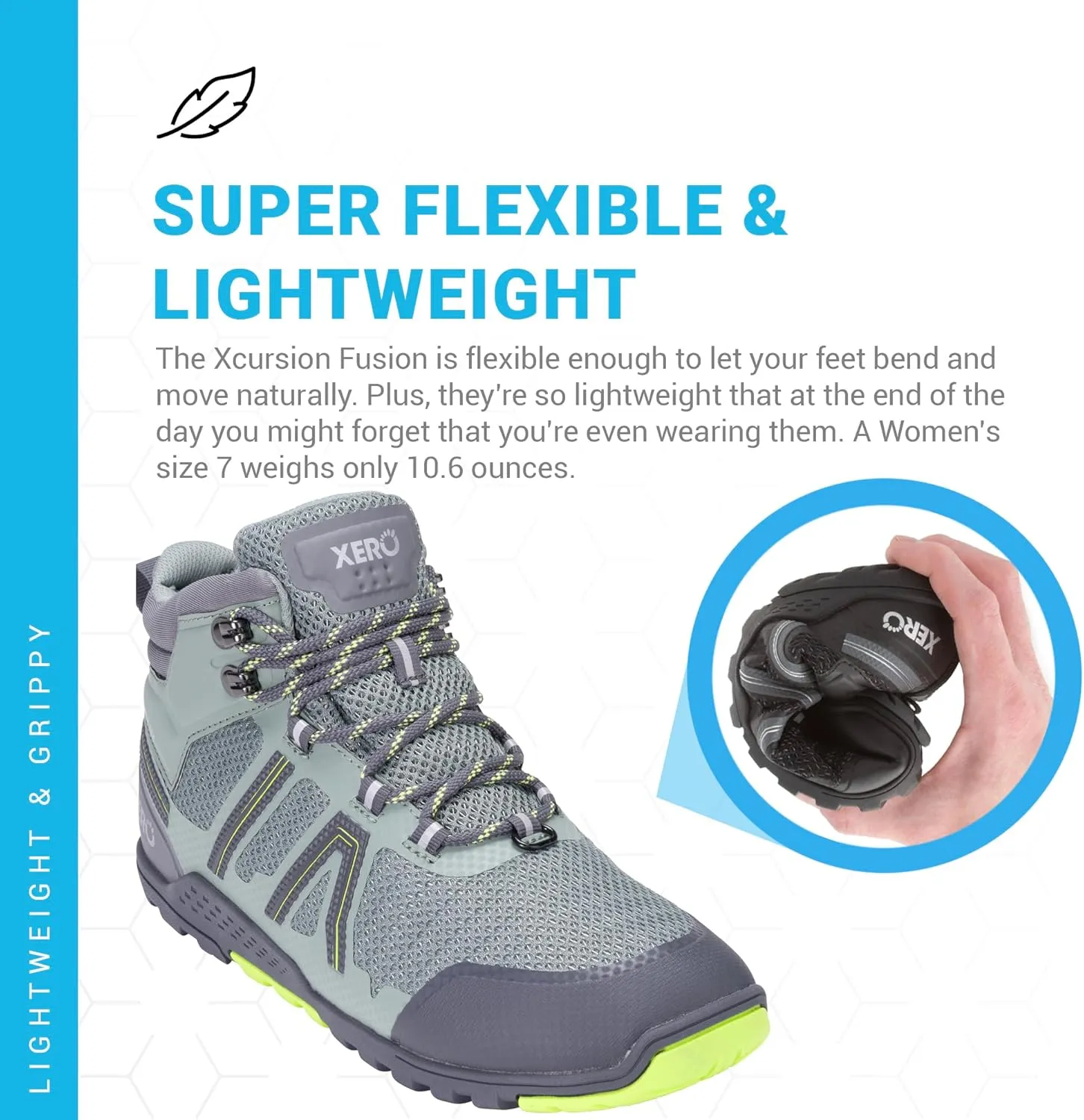 Xero Shoes Women's Xcursion Zero Drop Waterproof Hiking Boot
