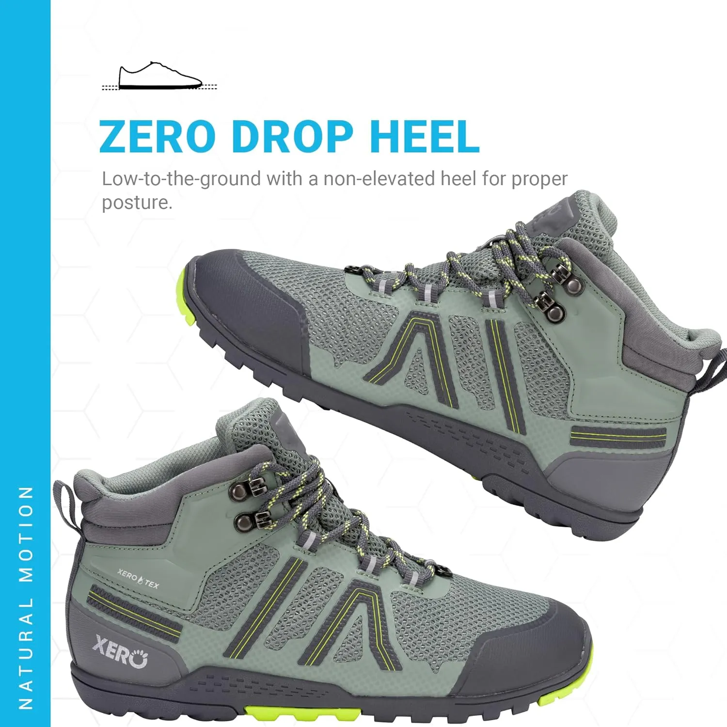 Xero Shoes Women's Xcursion Zero Drop Waterproof Hiking Boot