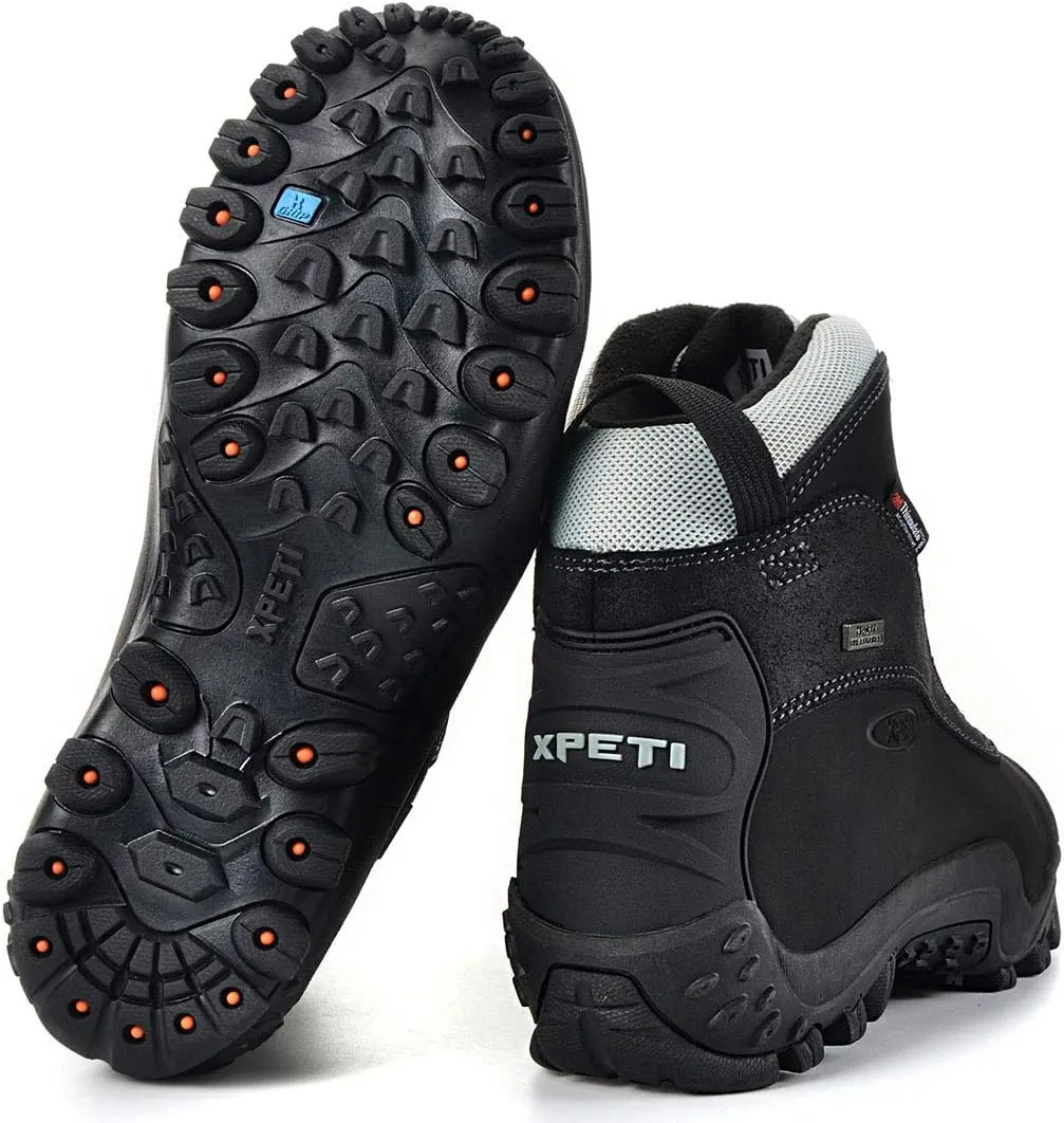 XPETI Men's SnowRider Insulated Waterproof Winter Snow Boots