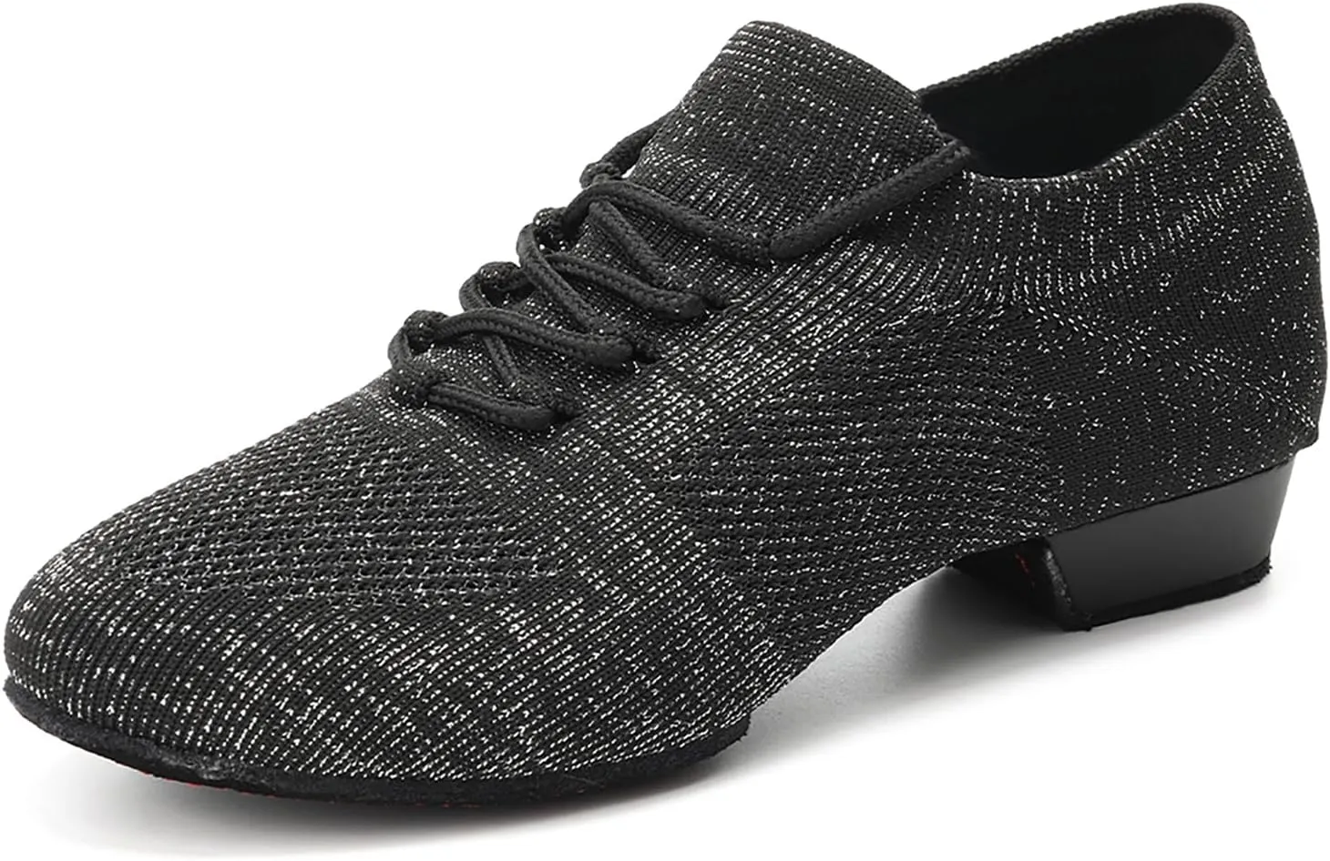 YKXLM Women Standard Practice Social Dance Sneaker Beginner Dance Practice Shoes for Women Low Heel Ballroom
