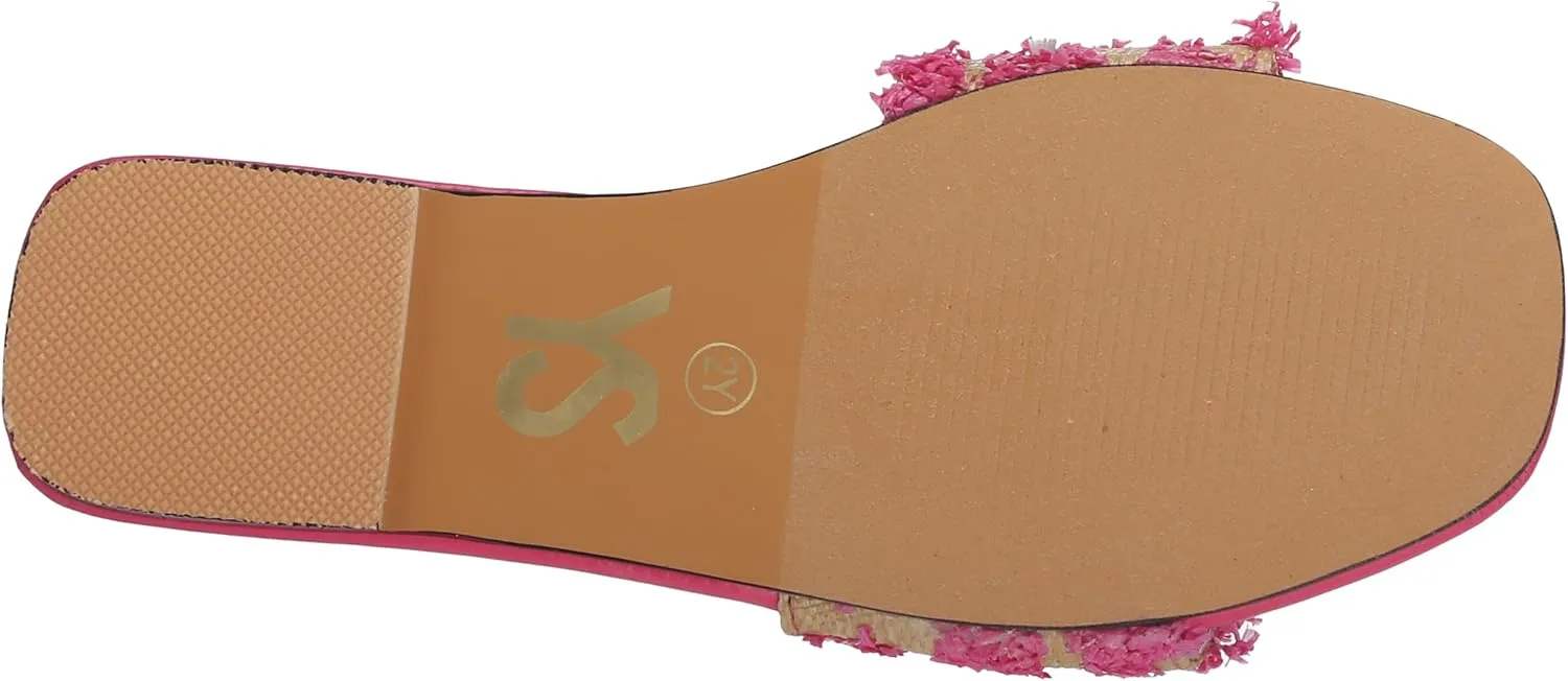 Yosi Samra Girl's Miss Reese (Toddler/Little Big Kid) Slide Sandal